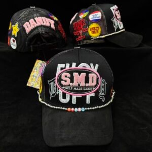 S.M.D. Self Made Dandy Black Trucker Cap